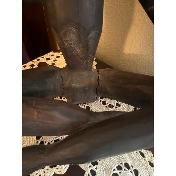 Antique Indonesian Tribal Hand Carved Figure - Picture 3 of 11